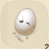 孵化中の卵
